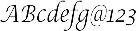 Lucida Calligraphy Narrow Lite